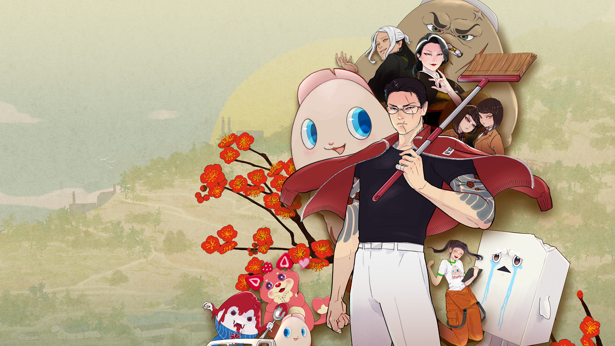 Promise Mascot Agency's insultingly star-studded voice cast includes Swery65 and the voice of Kazama Kiryu