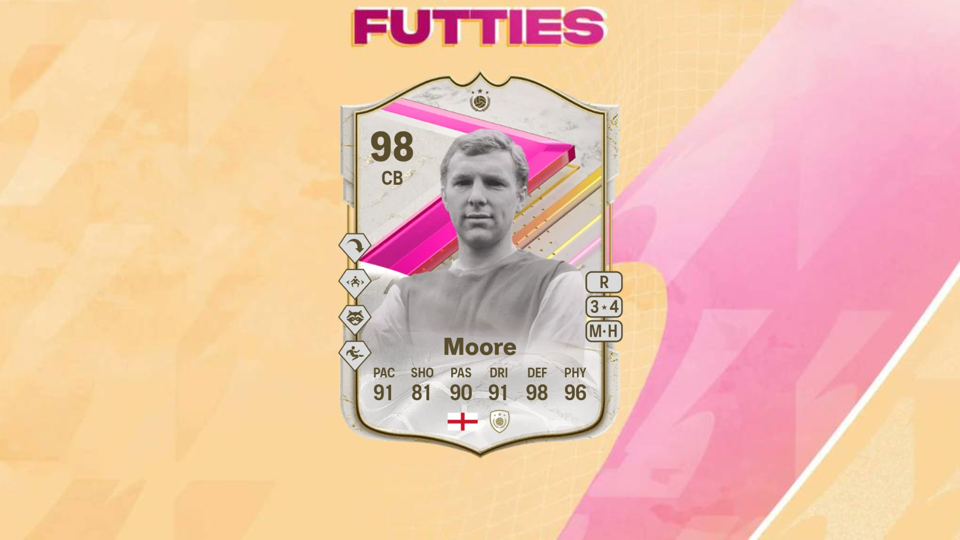 EA FC 24: How to complete Bobby Moore FUTTIES Icon SBC