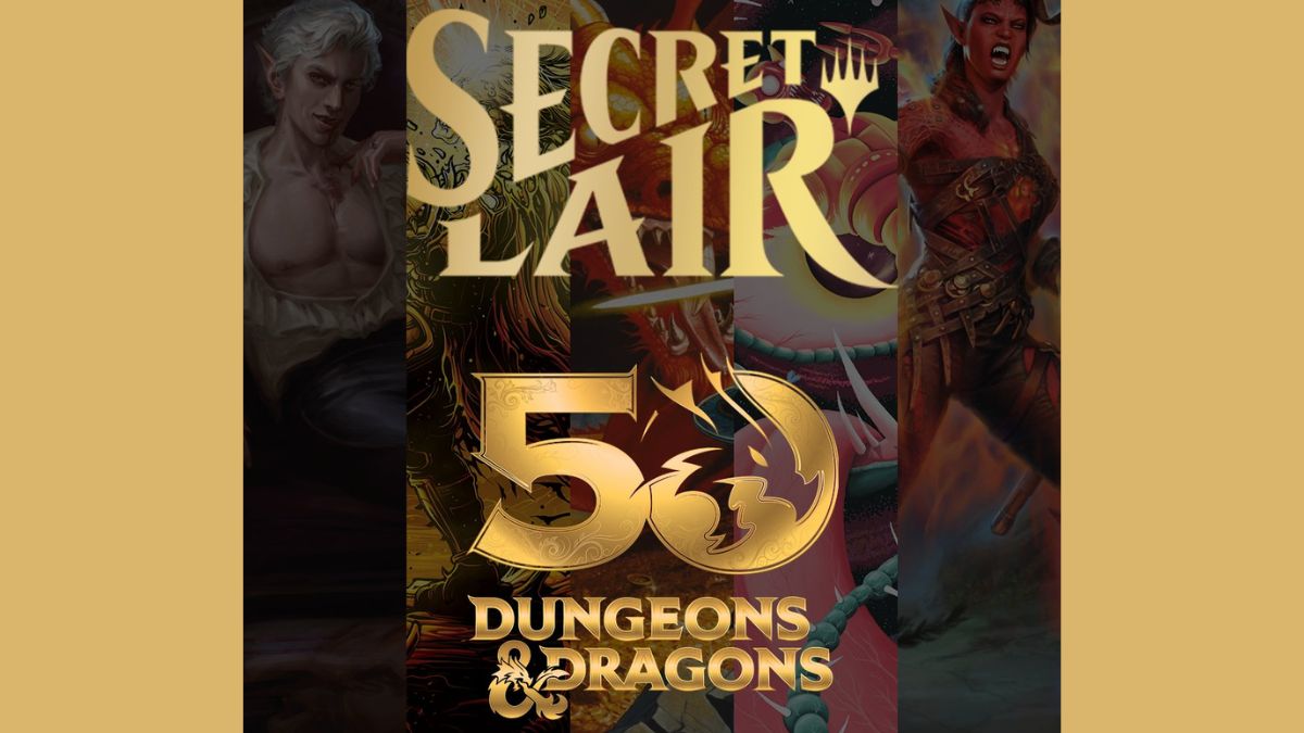 Secret Lair Dungeons & Dragons 50th Anniversary Superdrop announced