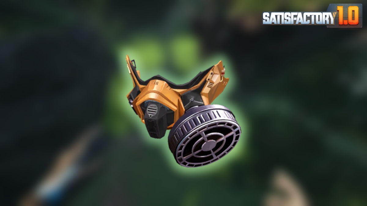 How to unlock the Gas Mask in Satisfactory 1.0 & use it