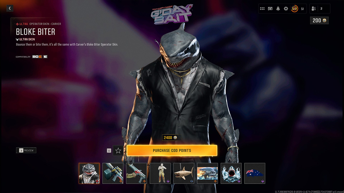 Black Ops 6 cosmetics: has Call of Duty jumped the shark?