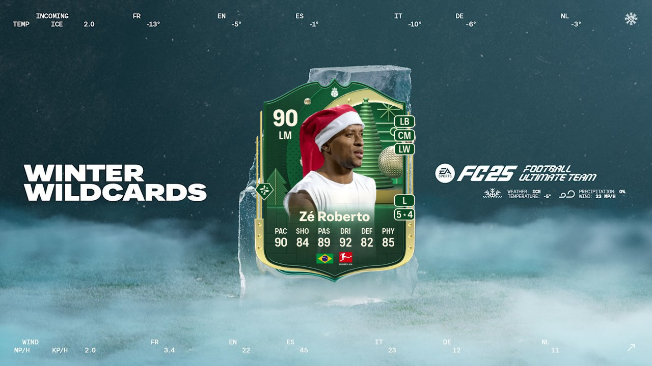 EA FC 25: How to complete Ze Roberto Winter Wildcards Hero SBC