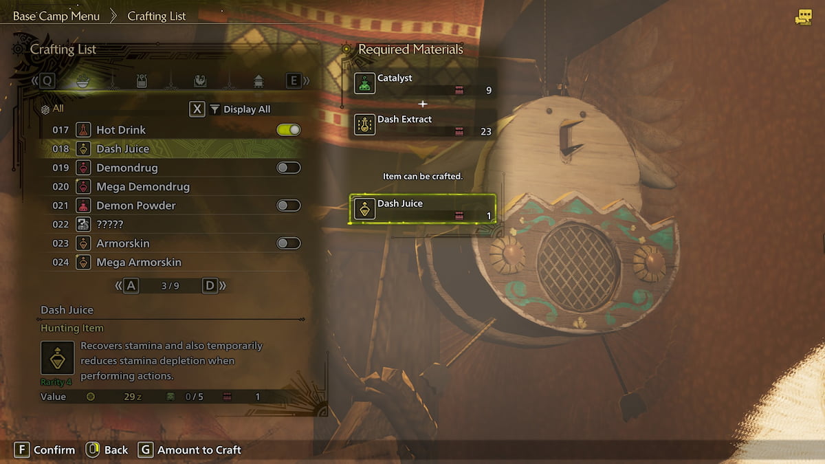 Dash into action with Dash Juice in Monster Hunter Wilds!