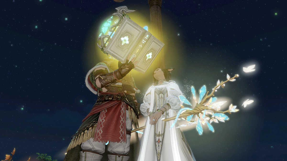 We can finally add a second color to our Resistance weapons in FFXIV!