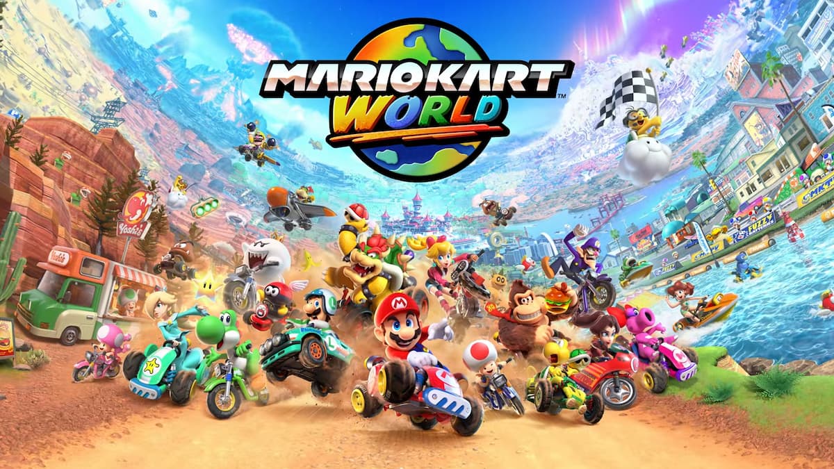 All confirmed Mario Kart World characters