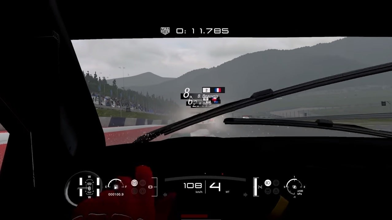 Here's our first look at rain in Gran Turismo Sport