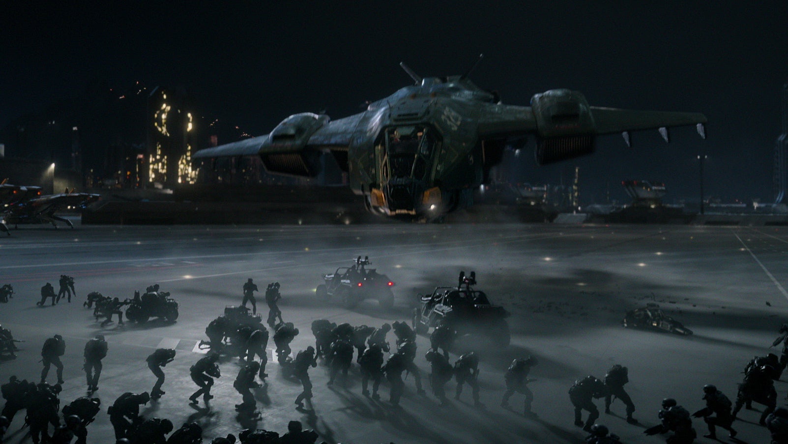 Apparently, that Chevy Tahoe in Paramount's Halo trailer was meant to be there