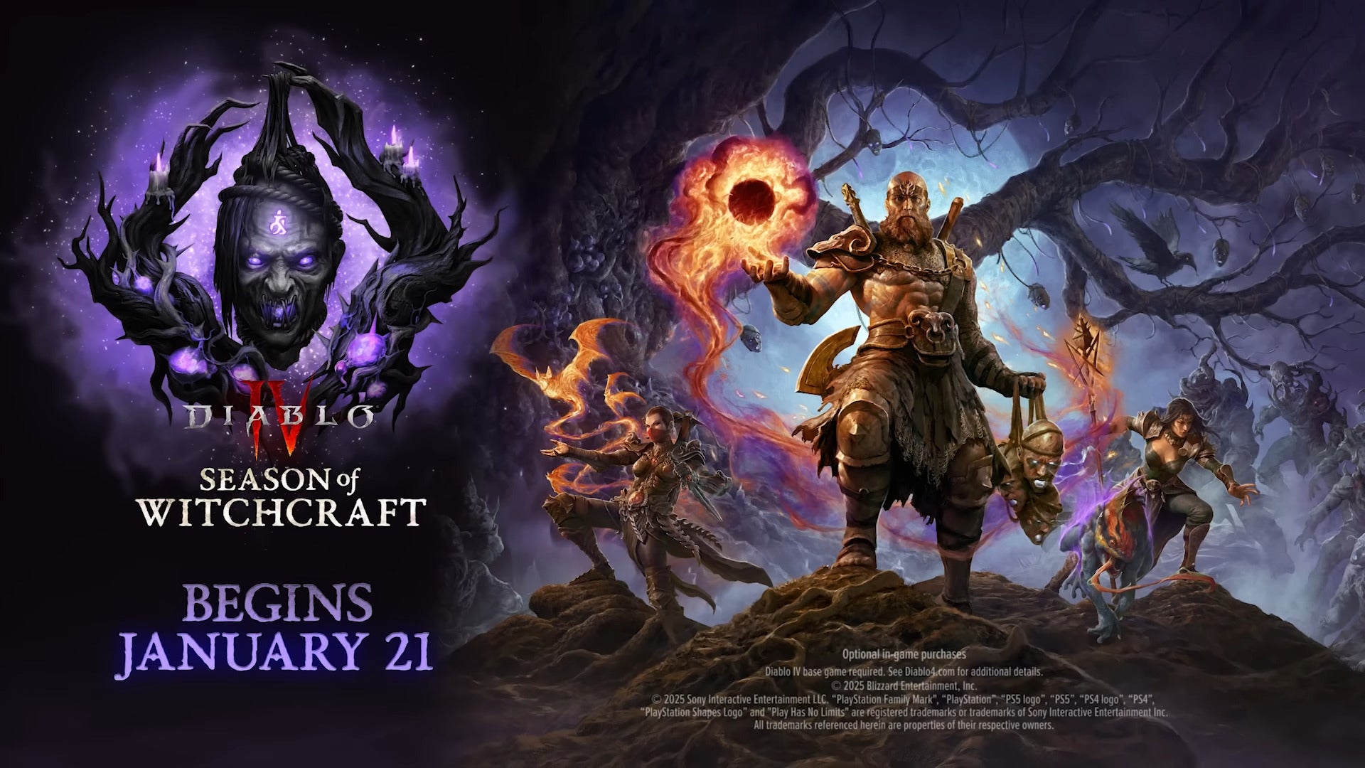 Diablo 4 Season of Witchcraft ganha data e trailer