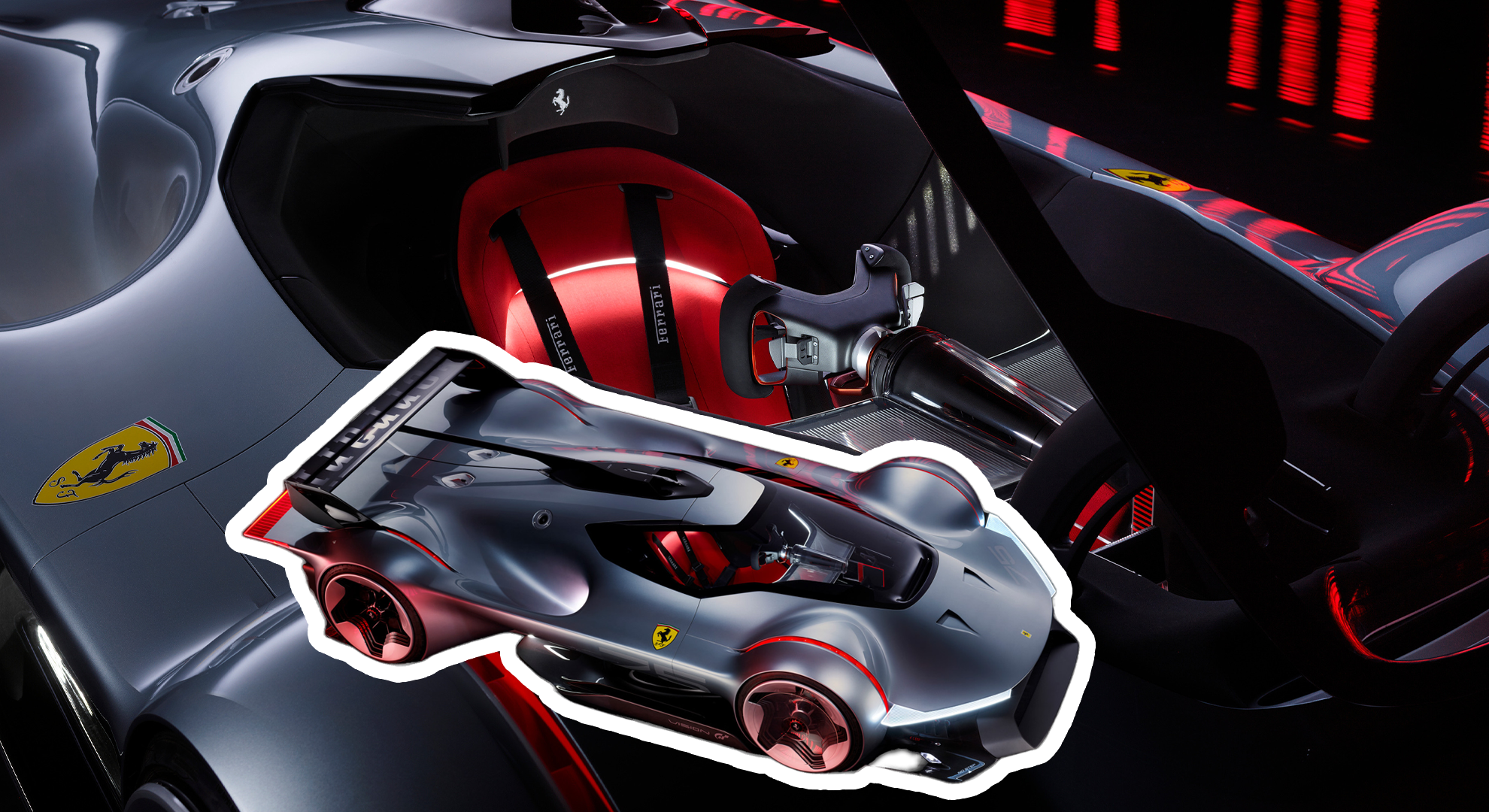 Gran Turismo 7: Ferrari entwickelt den Vision Gran Turismo in Originalgröße