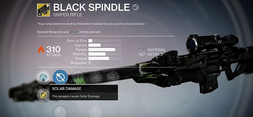 You have another chance today to get Destiny Exotic The Black Spindle