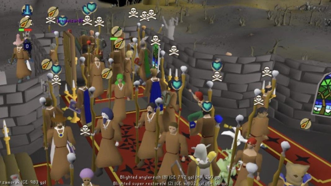 A religious war is raging right now, as people are dressing in robes and rushing into danger in Old School RuneScape