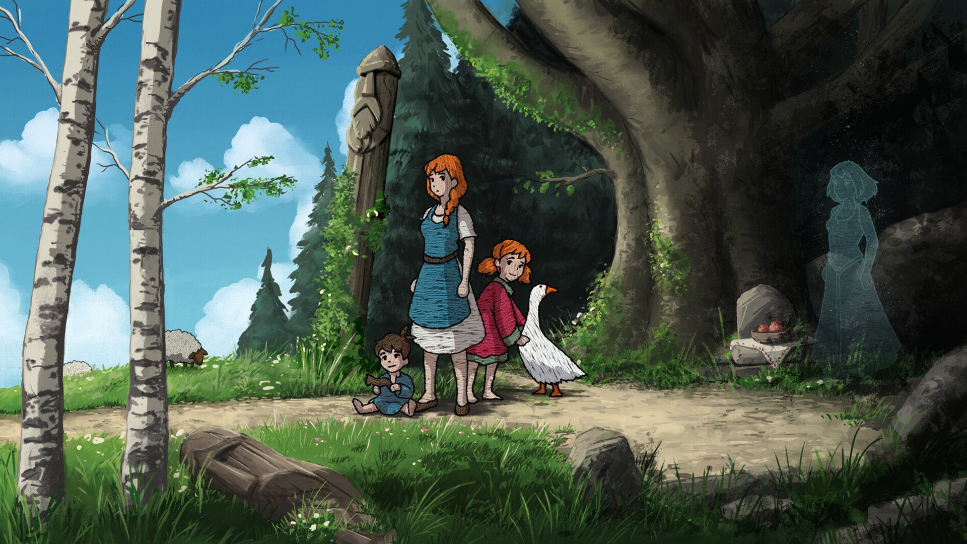 Scarlet Deer Inn, out now, is a Slavic folk tale platformer with a dark underbelly where every sprite is physically embroidered