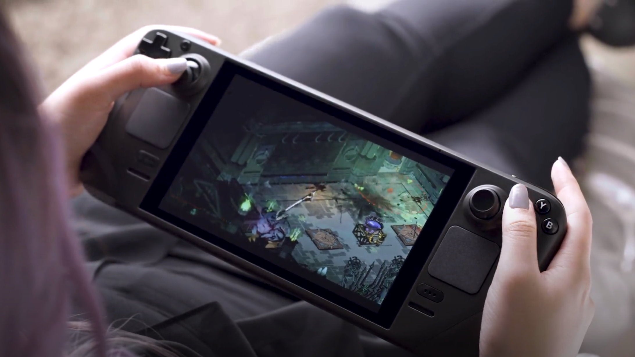 All the games in Valve's Steam Deck reveal were running off the SD card