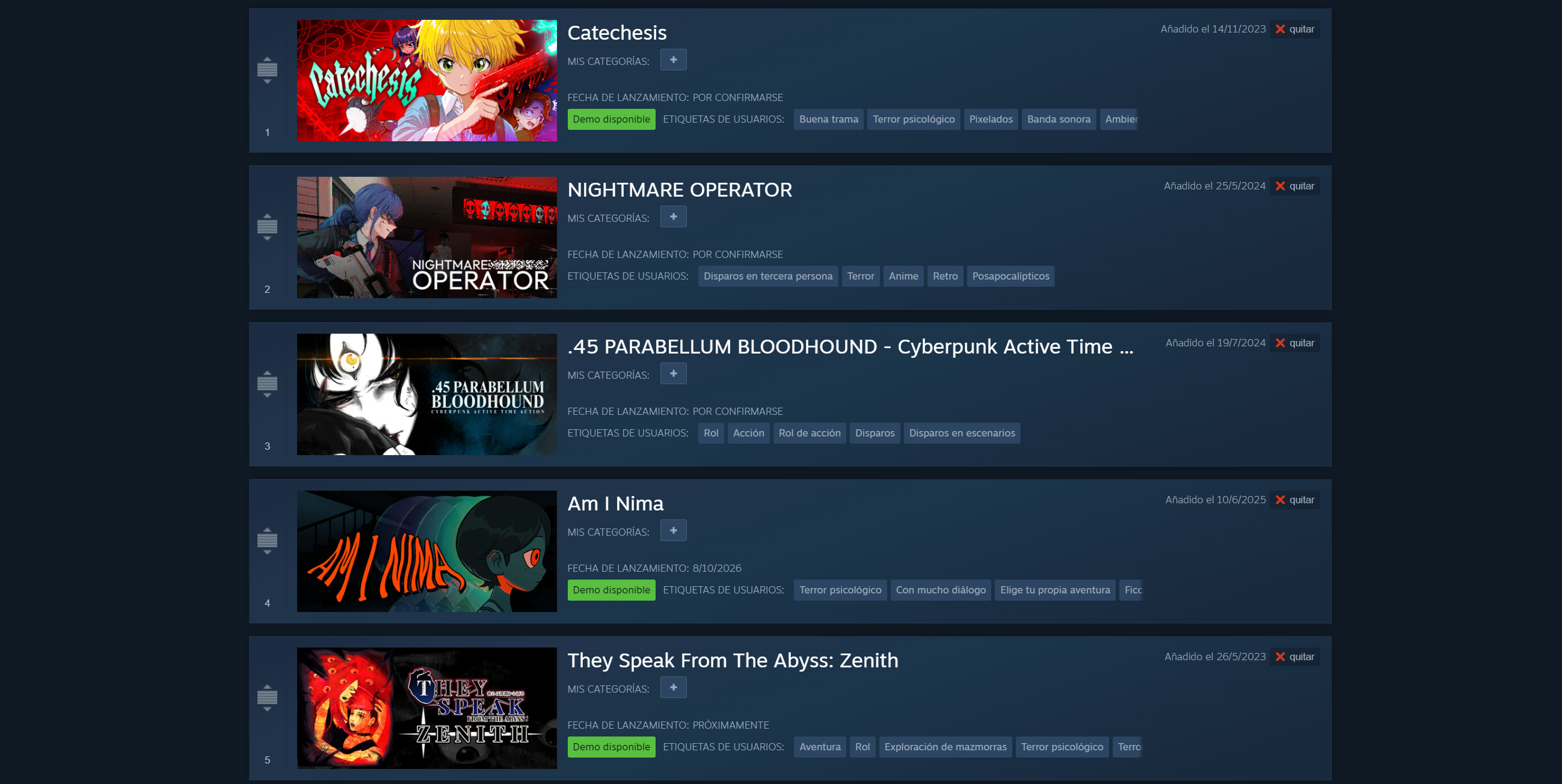 Steam actualiza la página de la lista de deseados y facilita regalar juegos a otros usuarios