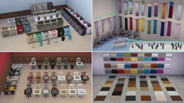 The Sims 4 just got 1200 new Build Mode item colour variants in a free update