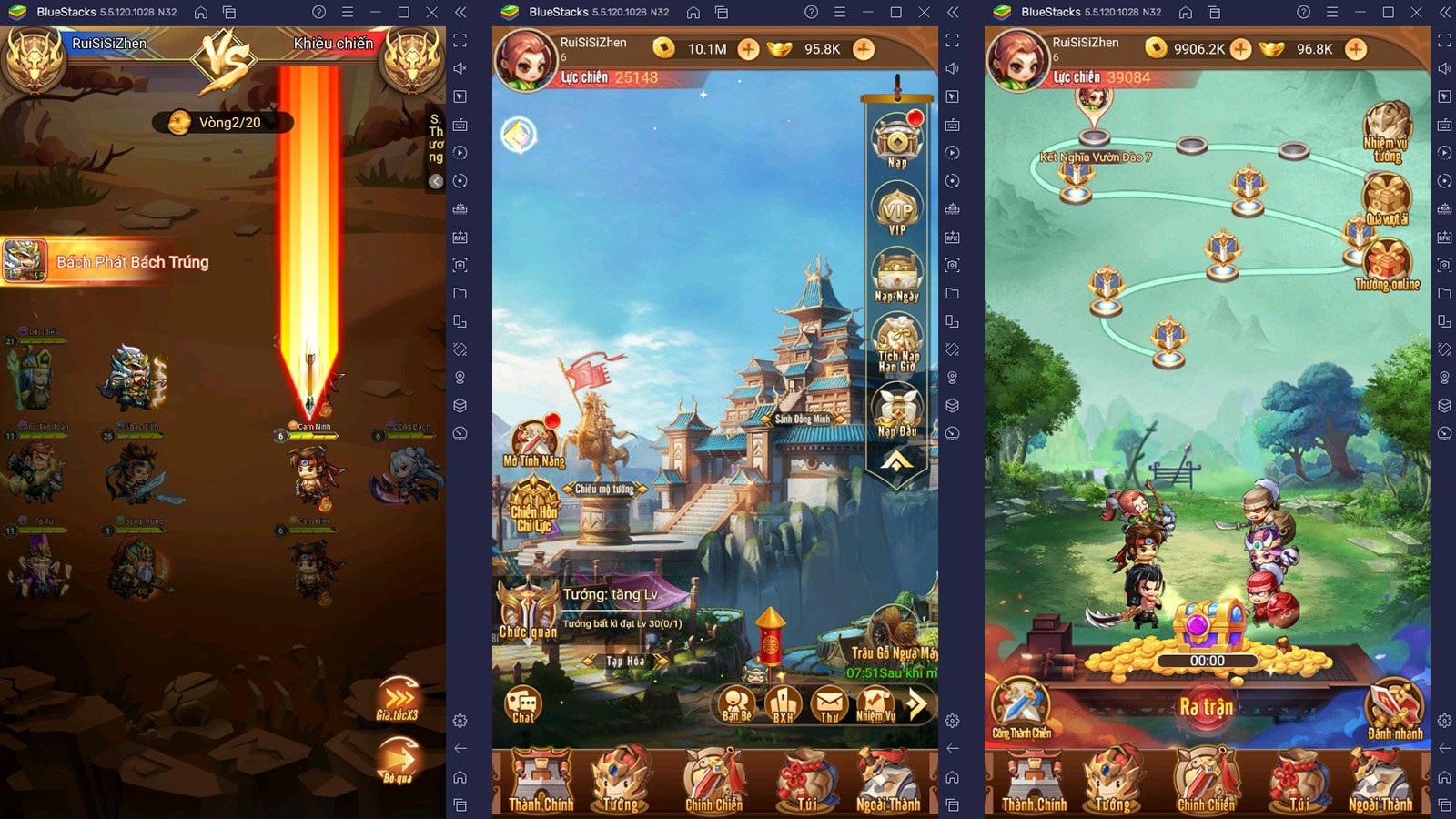 Hướng dẫn game thủ mới chơi Anh Em 3Q với 