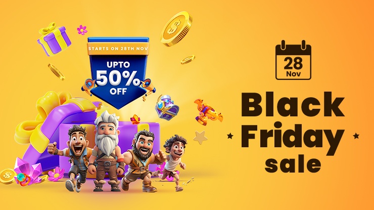 Get Discounts Up to 50% on  Store This Black Friday!