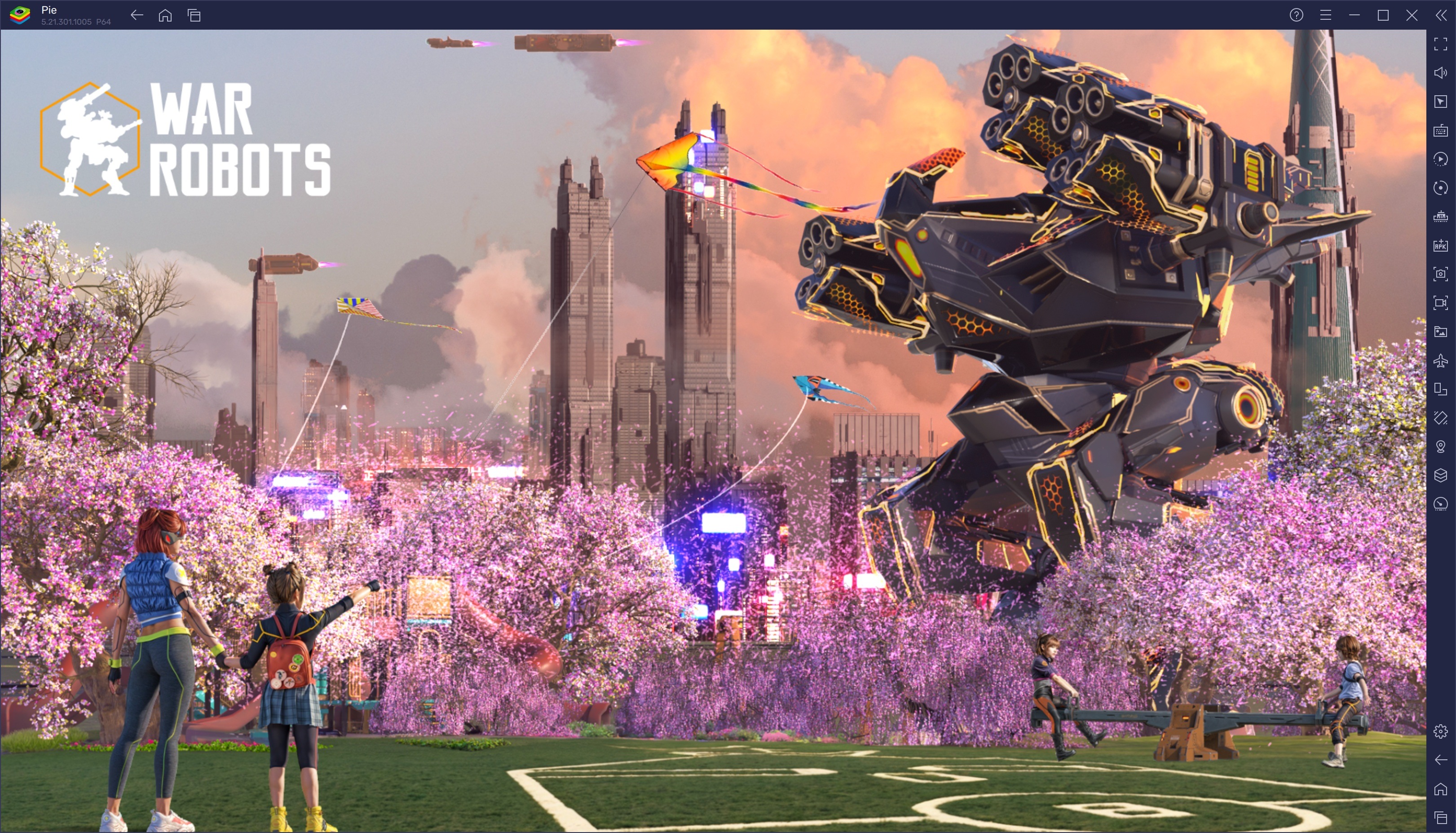 Trở thành phi công điều khiển robot chiến đấu khi chơi War Robots Multiplayer Battles trên PC với 