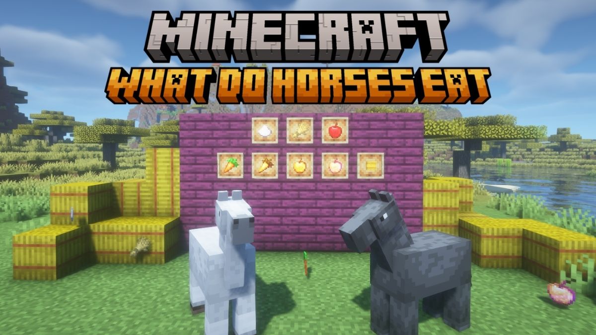 What Do Horses Eat in Minecraft? Explained