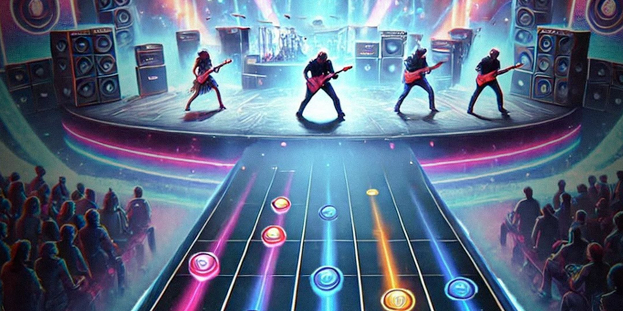 Guitar Hero Mobile Announced, Comes Under Fire For AI Art