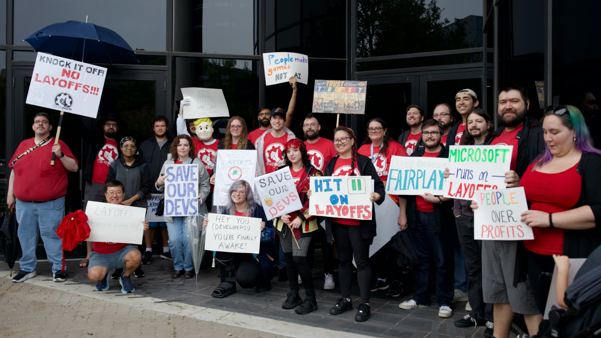 "Microsoft Is Killing Your Games": Protests Hit Xbox Studios