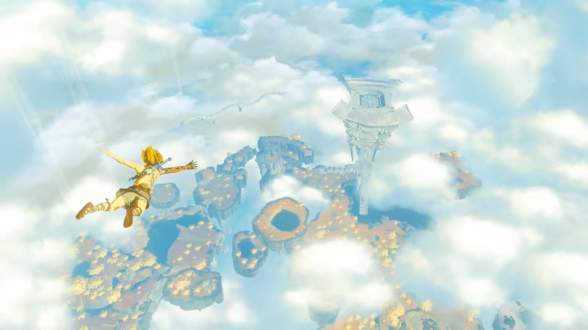 The Legend of Zelda: Tears of the Kingdom Lets You Seamlessly Dive from Sky to Surface