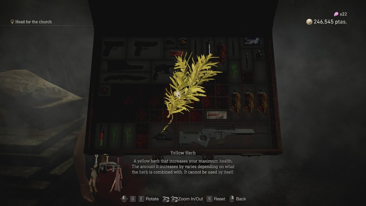 RE4 Separate Ways DLC: Yellow Herb Guide