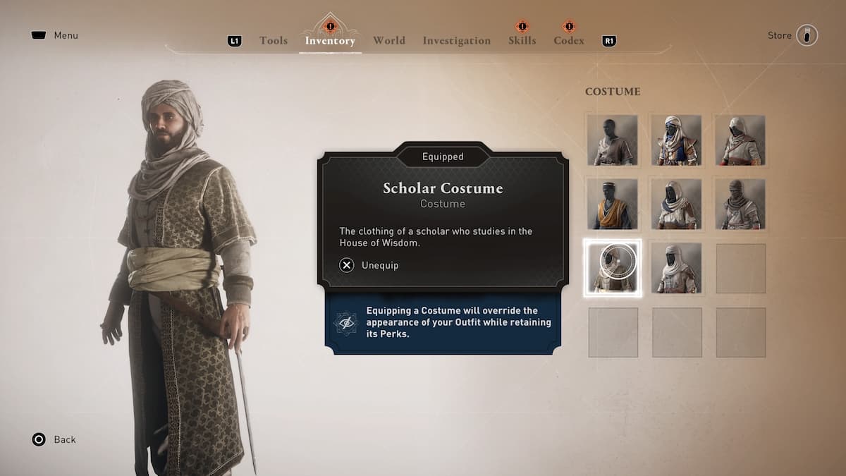 Assassin's Creed Mirage: How to Get Scholar Costume
