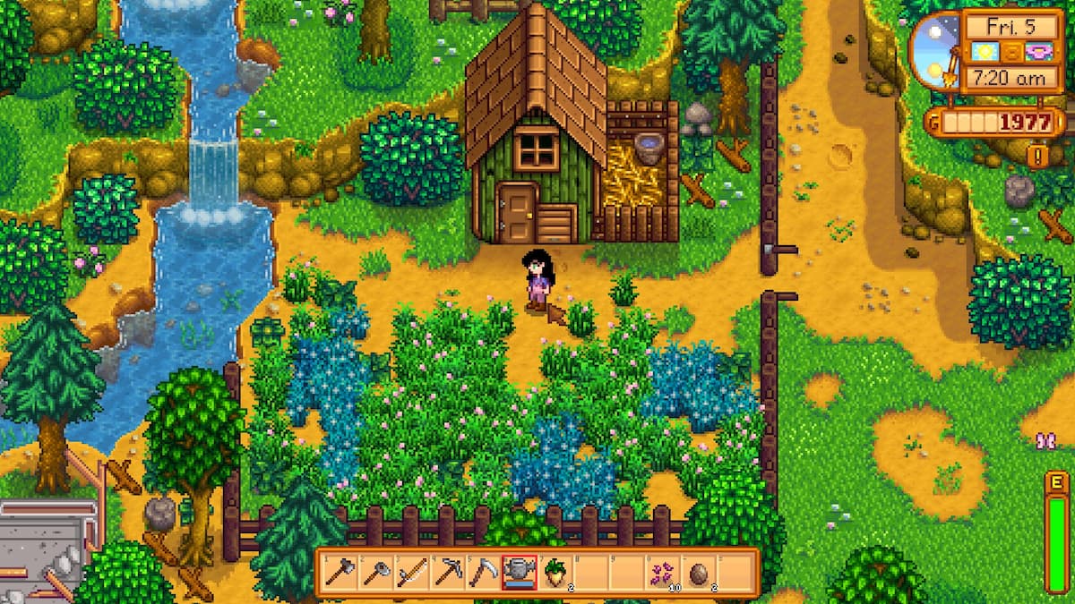Meadowlands Farm: What Does Blue Grass Do in Stardew Valley 1.6?