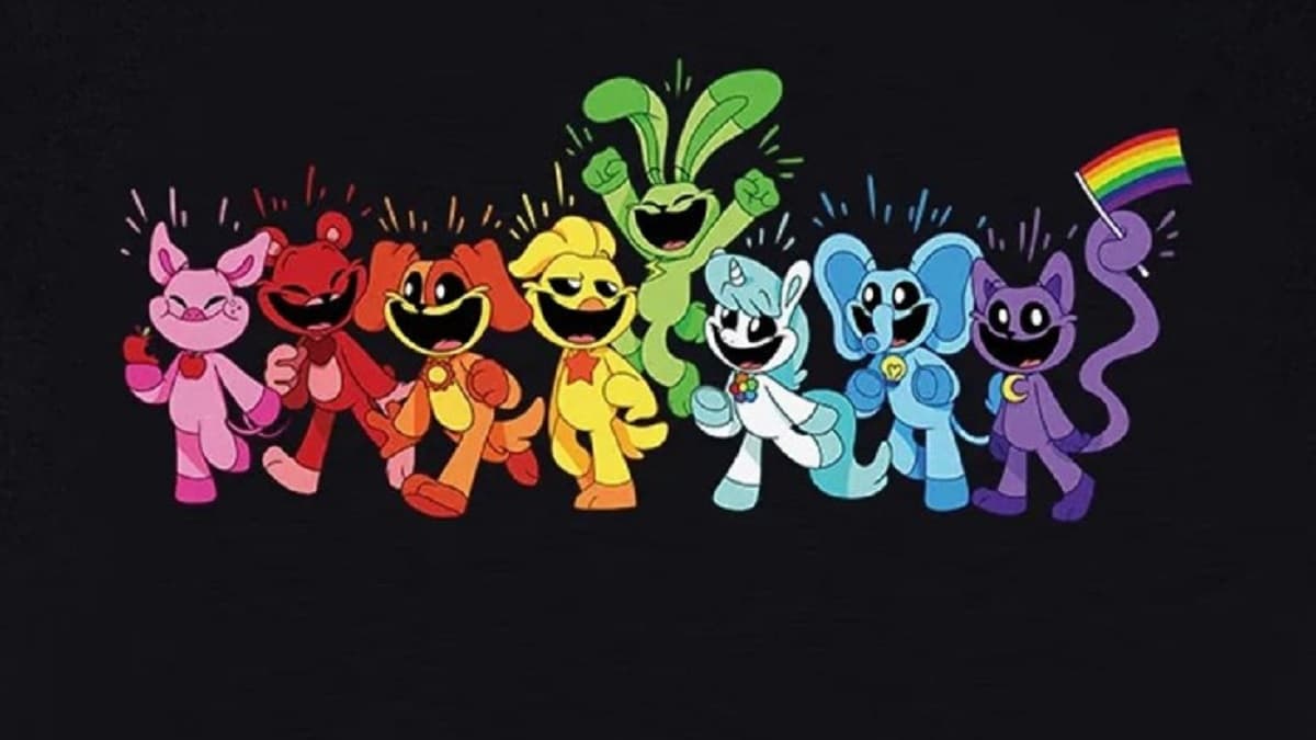 Poppy Playtime Celebrates Pride with a Smiling Critters Charity Shirt