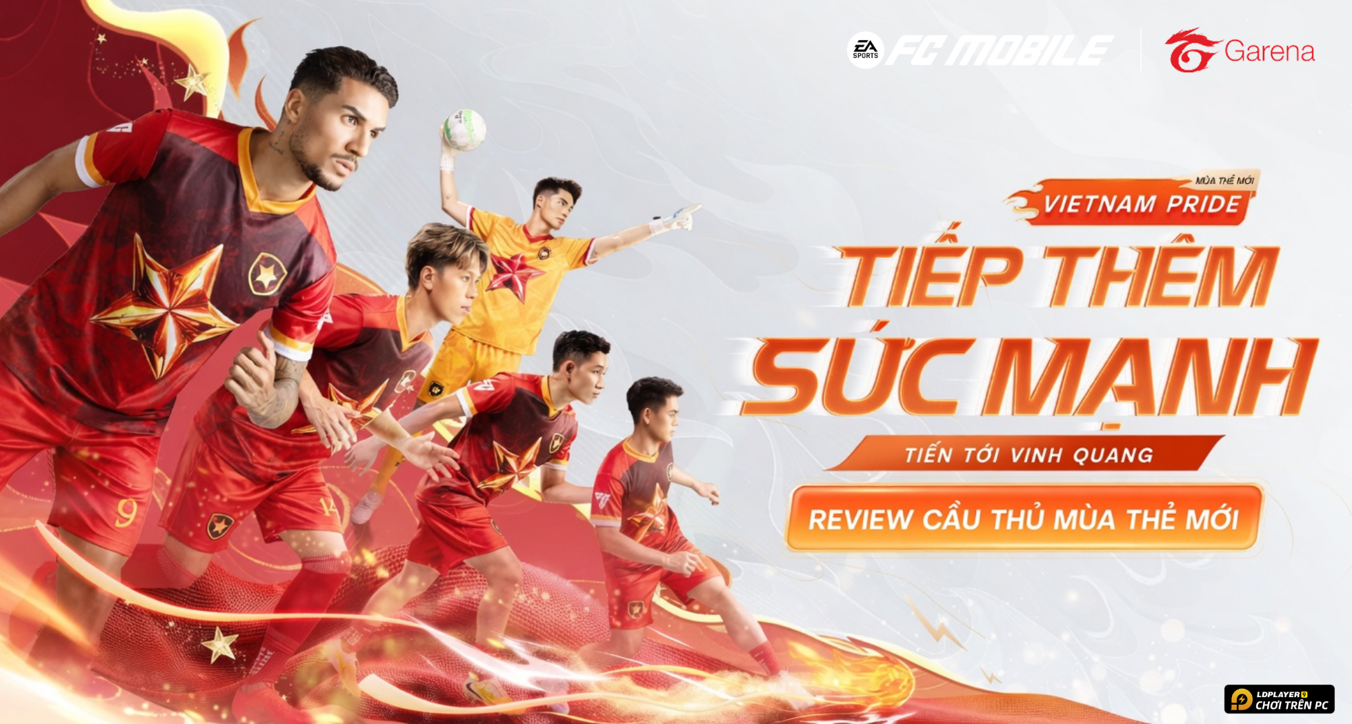 FC Mobile VN: Review Cầu Thủ Mùa Thẻ Vietnam Pride