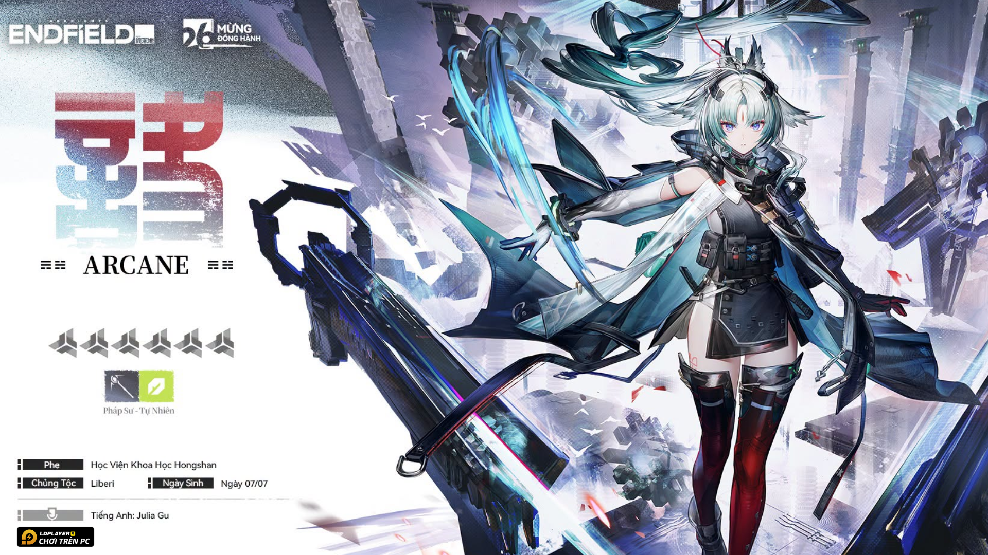 Hướng dẫn build Arcane Arknights: Endfield chi tiết nhất