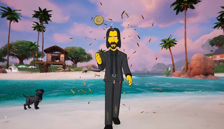 Fortnite: All John Wick (The Simpsons) Contract Quests