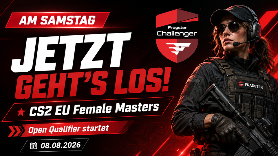 Fragster Challenger CS2 EU Female Masters Begin This Saturday