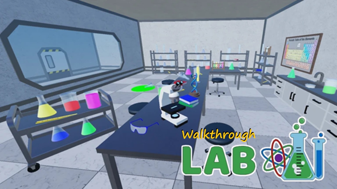 Project Escape Room LAB Walkthrough Guide (Roblox)