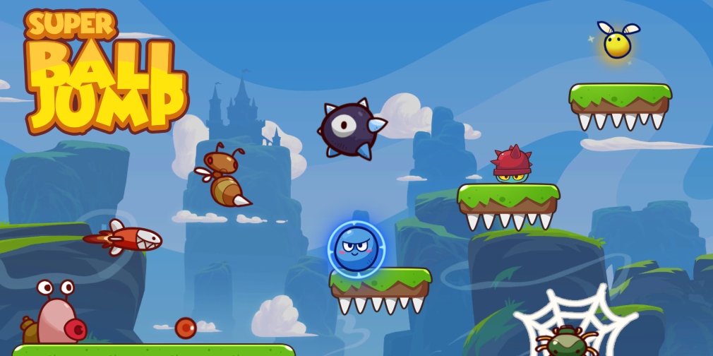 Super Ball Jump: Bounce Adventures is an upcoming platformer for iOS and Android that blends Angry Birds with Super Mario