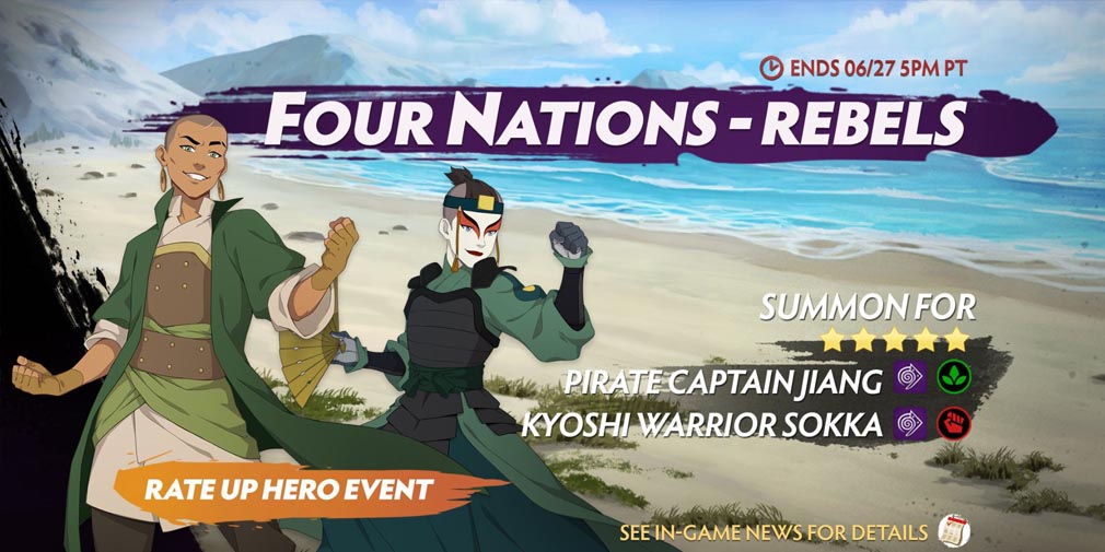 Avatar Generations welcomes the Blue Spirit among other new playable characters in Mask of the Rebel event