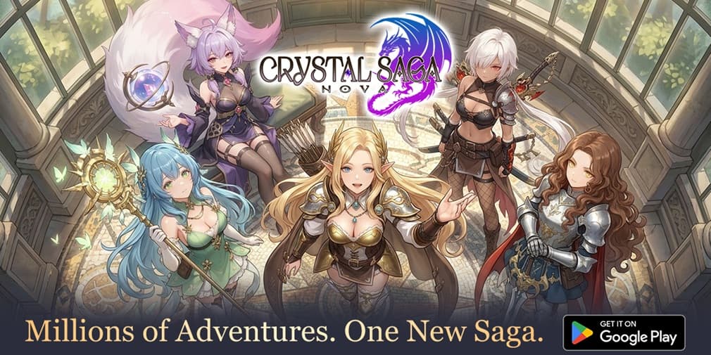 Crystal Saga Nova, the popular browser-based MMORPG, makes the jump to Android