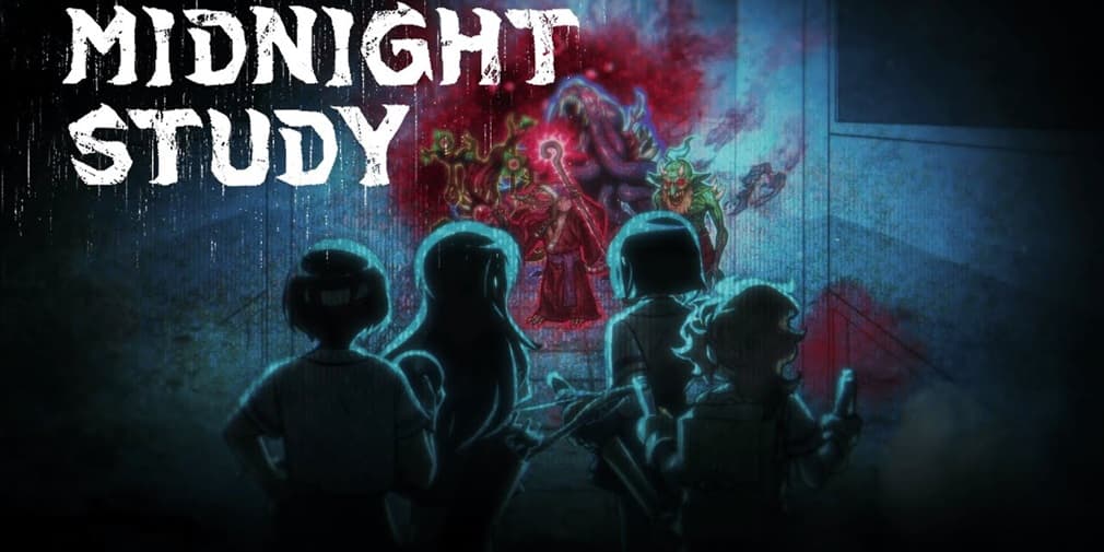 Midnight Study is a roguelike deckbuilder set in a labyrinthine haunted school
