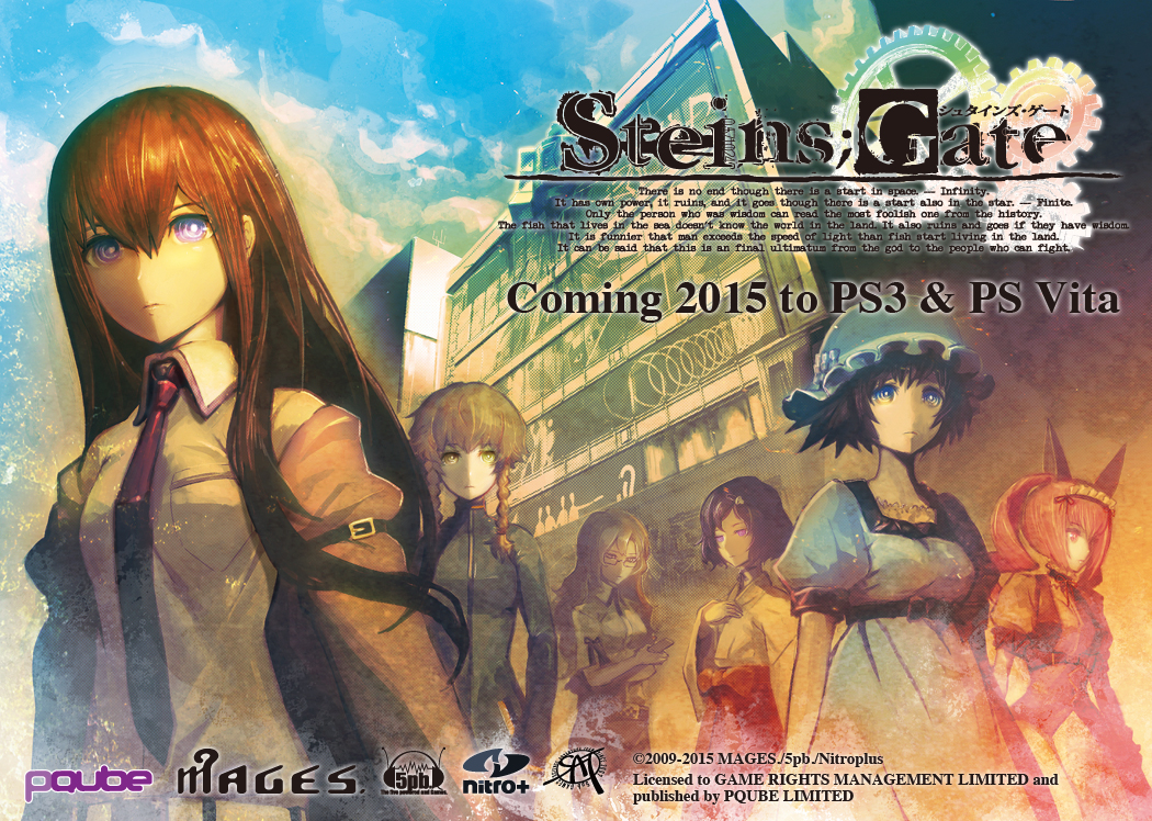 Acclaimed sci-fi visual novel Steins;Gate is out now for PS Vita in Europe