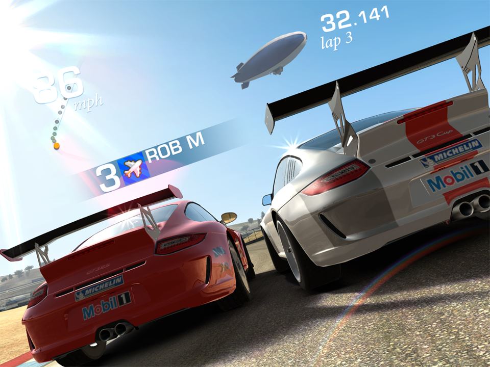 Gold Award-winning racer Real Racing 3 has been updated with car customisation, photo sharing, and Aston Martins