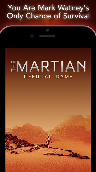Matt Damon's new film The Martian gets its own mobile game, and it's a Lifeline rip-off