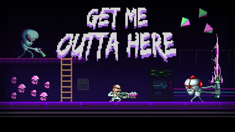 The sci-fi pixelated platformer Get Me Outta Here has been submitted to the App Store