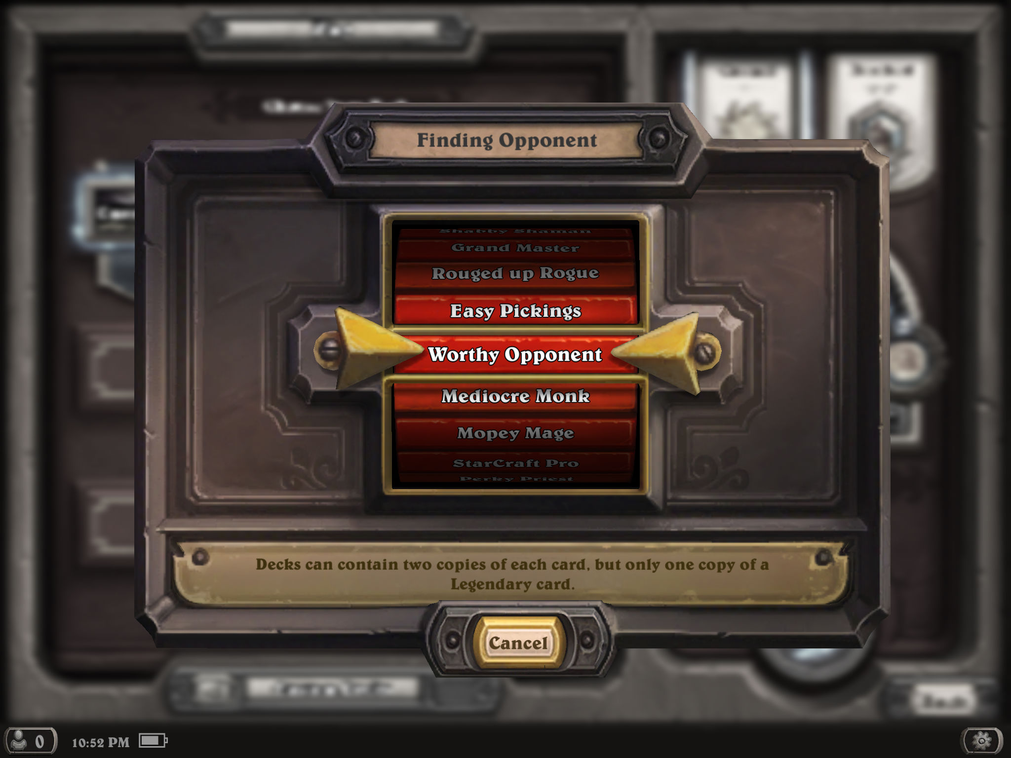 Hearthstone players on iPad get a sneak peak at new Goblins vs Gnomes cards from today