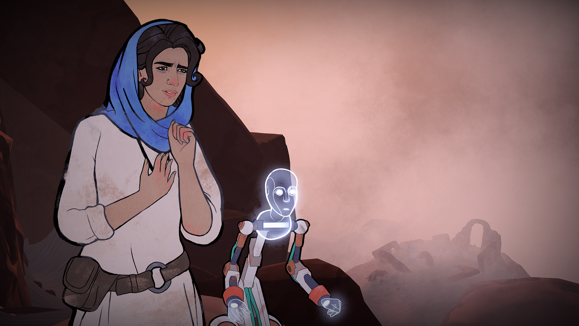 Heavenâs Vault, inkleâs beautiful archaeology sci-fi project, arrives this year