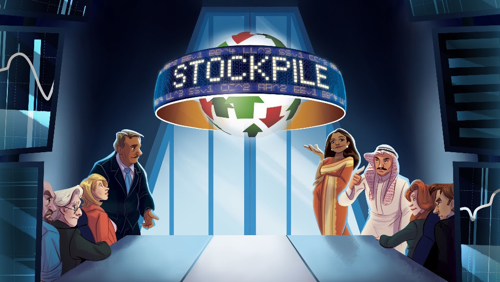 Earn yourself an upsetting amount of money in board game adaptation Stockpile for iOS and Android