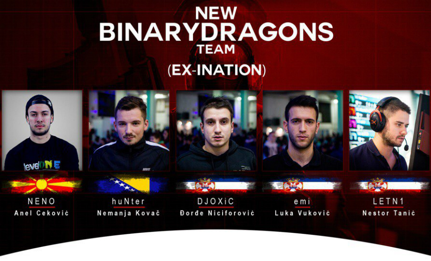 Binary Dragons sign iNation roster