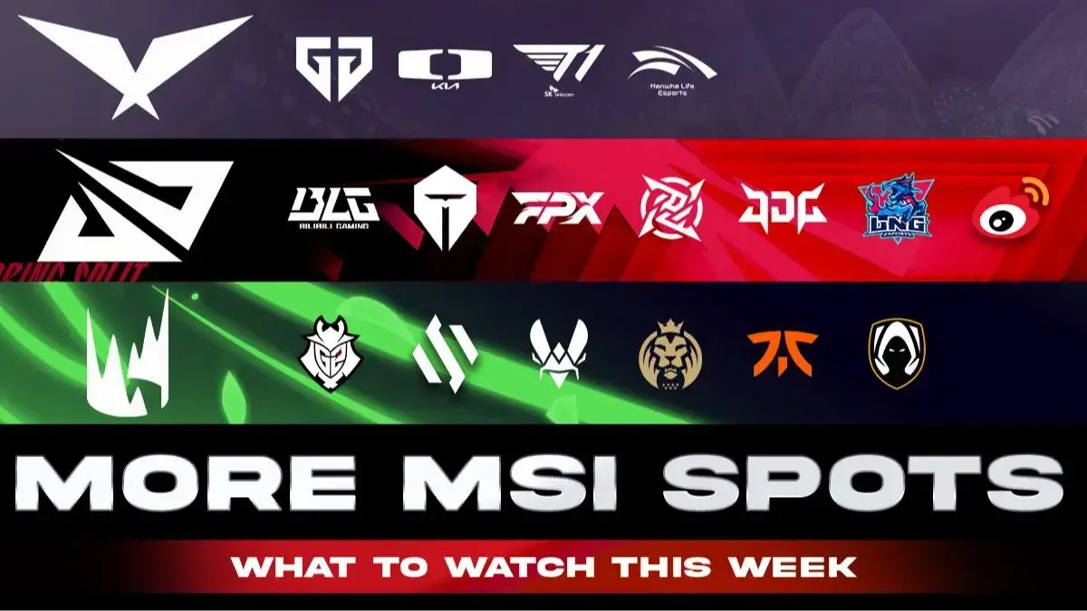 What to watch this week - More MSI spots up for grabs
