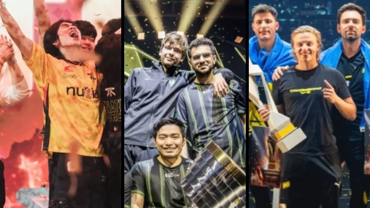 Here are GosuGamers picks for Team of the Year in Dota 2, CS2, MLBB, LoL, and VALORANT