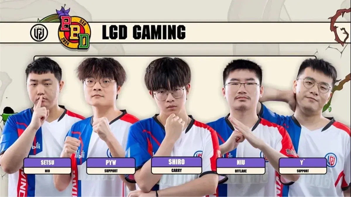 LGD sent home after being crushed by Team Spirit